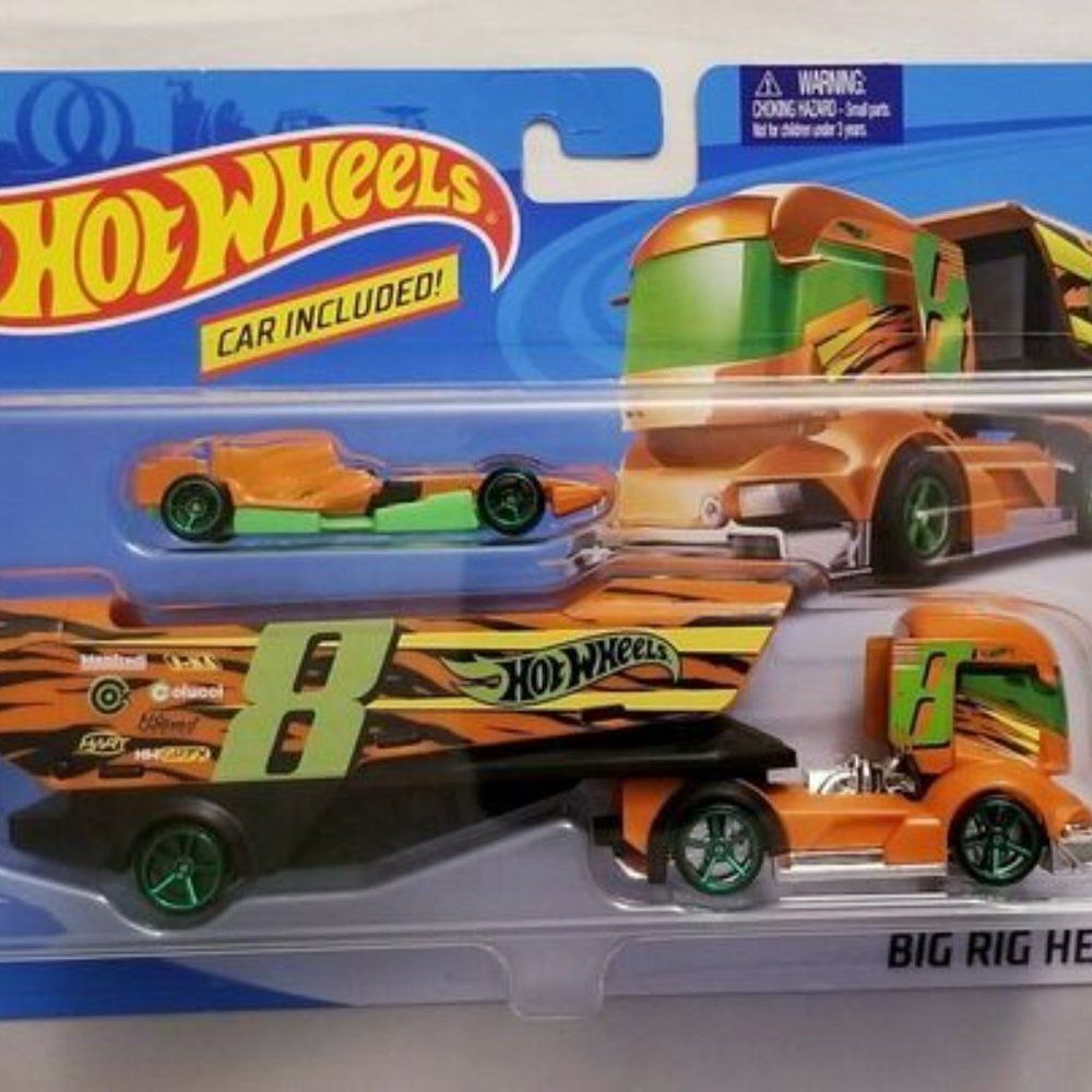 Hot Wheels Big Rig Heat Truck Car Included